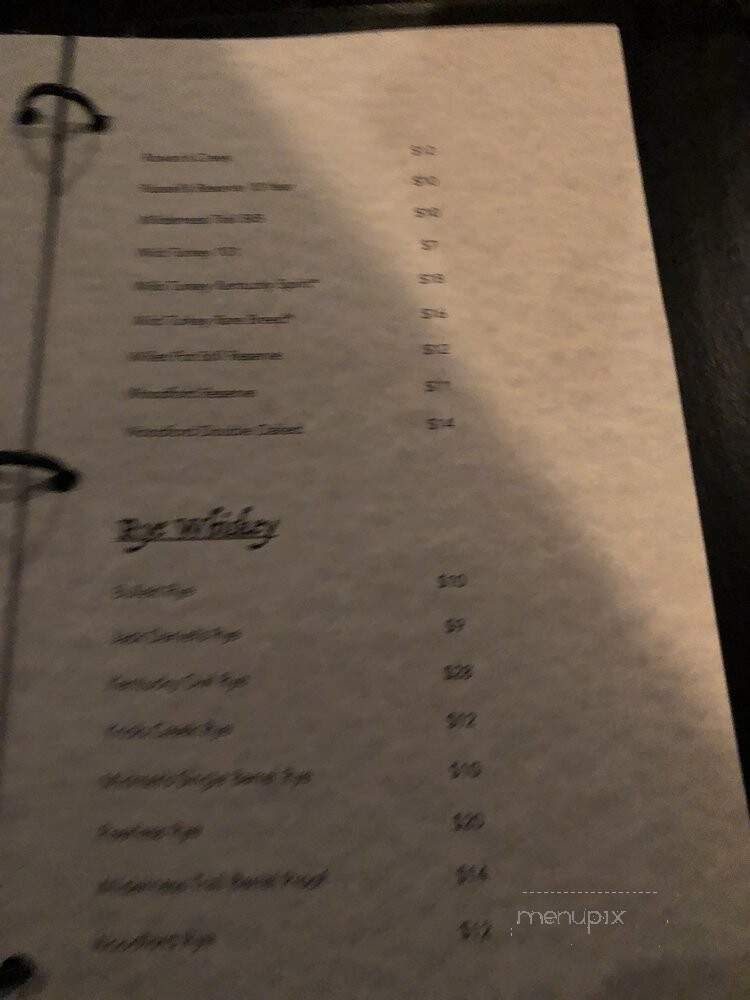 Equus Restaurant Office - Louisville, KY menu_pic