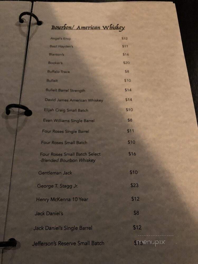 Equus Restaurant Office - Louisville, KY menu_pic