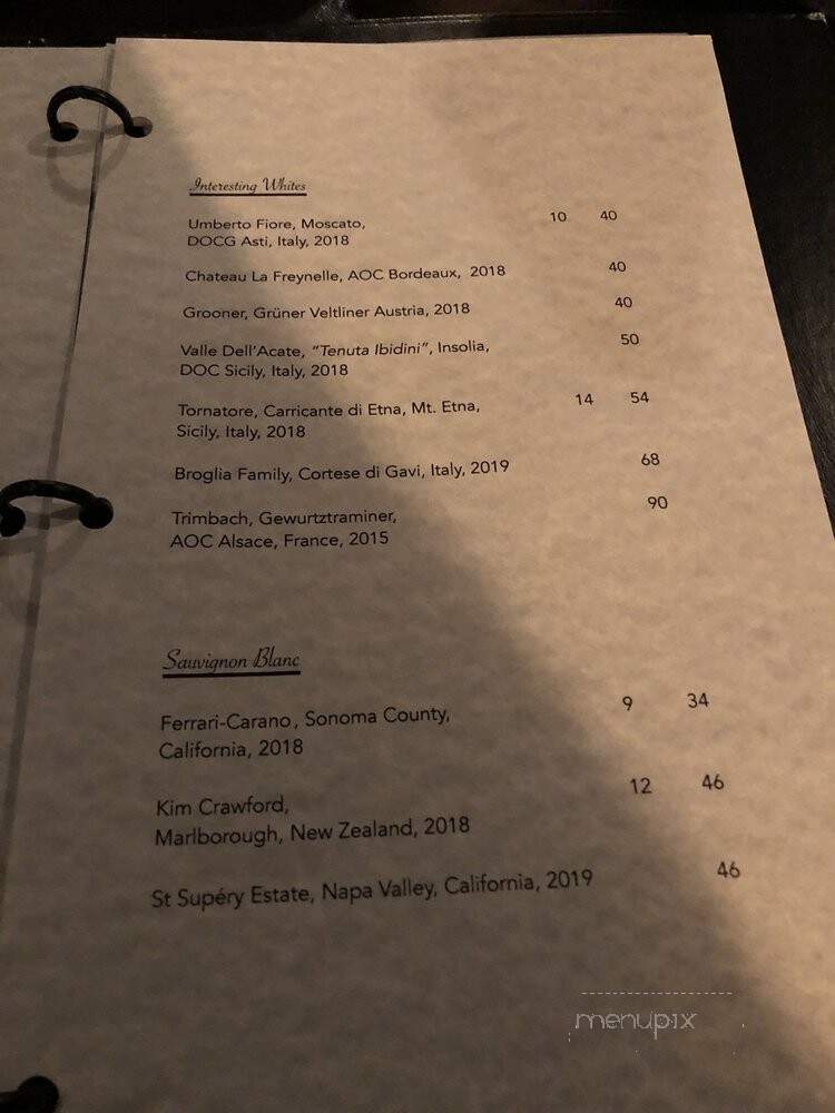 Equus Restaurant Office - Louisville, KY menu_pic