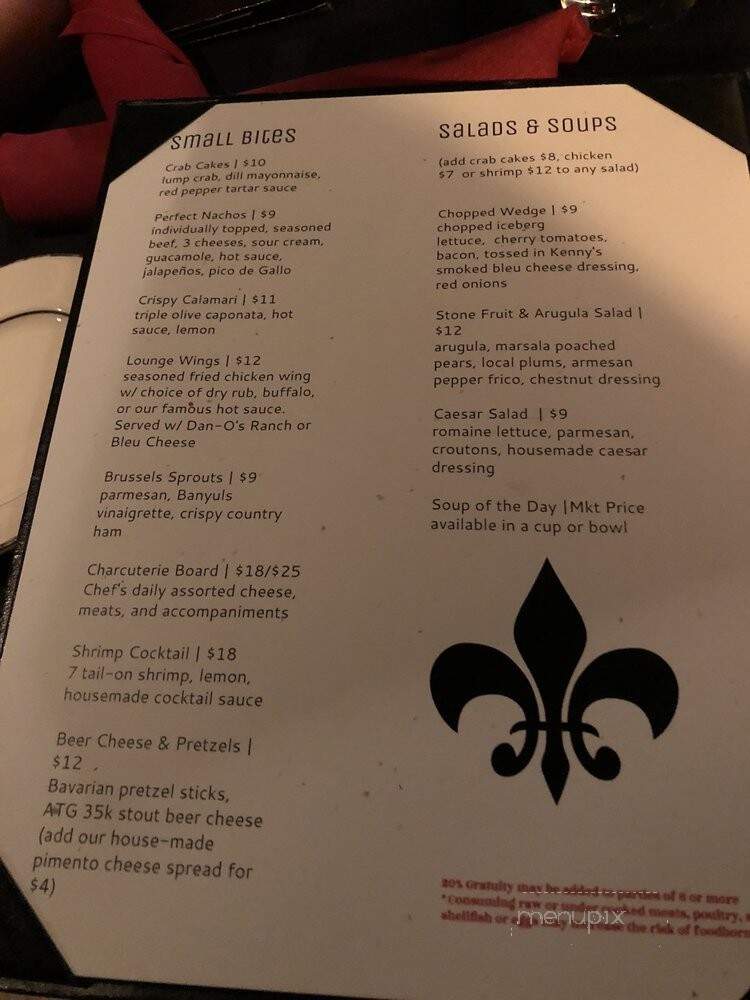 Equus Restaurant Office - Louisville, KY menu_pic