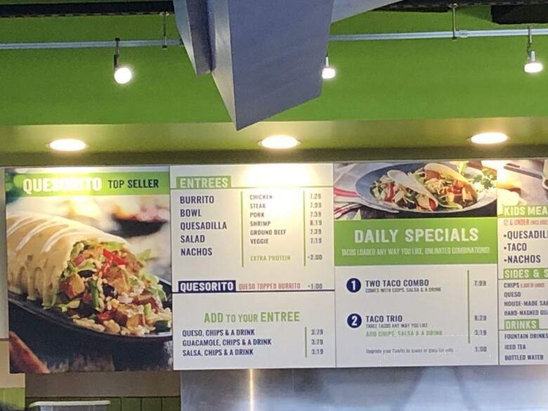 Salsarita's - Louisville, KY menu_pic