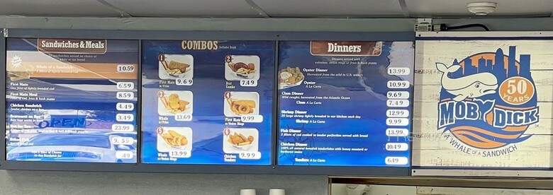 Moby Dick Seafood - Louisville, KY menu_pic
