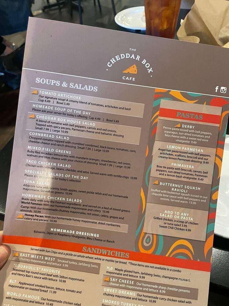 Cheddar Box - Louisville, KY menu_pic
