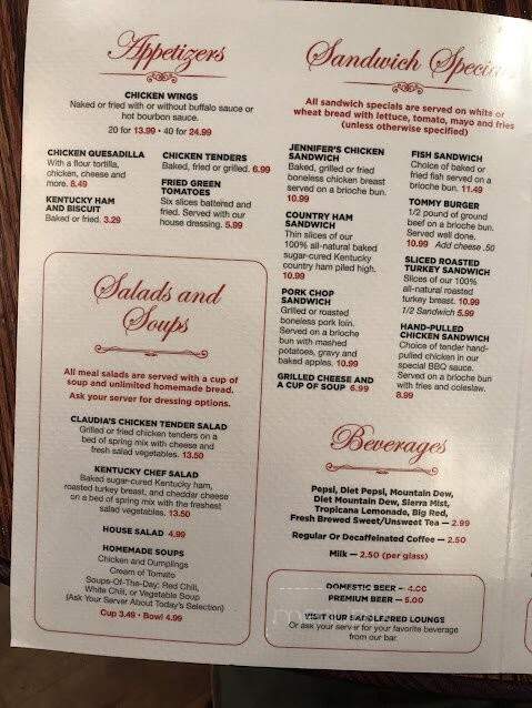 Claudia Sanders Dinner House - Shelbyville, KY