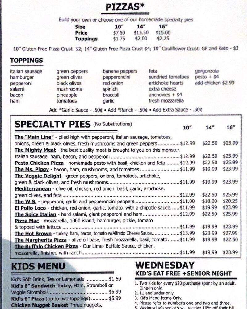 Blue Grass Beach House - Danville, KY menu_pic