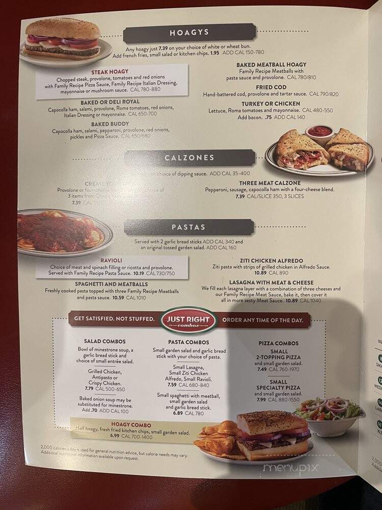 La Rosa's - Florence, KY menu_pic