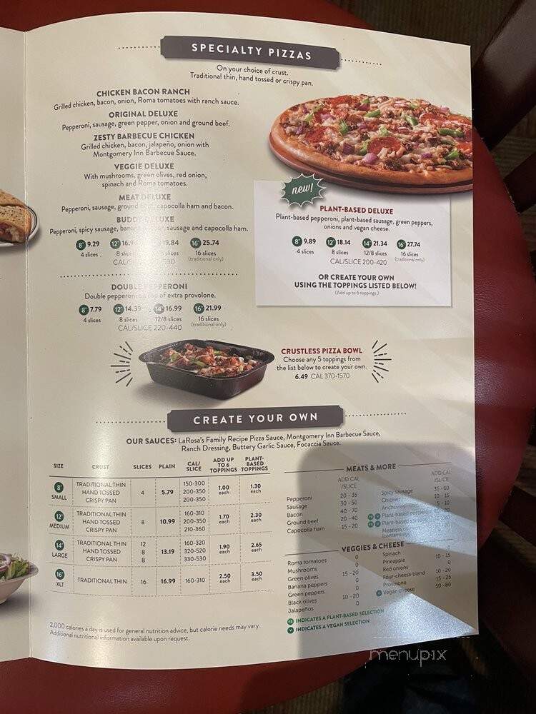 La Rosa's - Florence, KY menu_pic