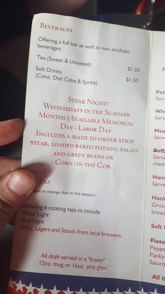 Dixie Club Cafe Inc - Erlanger, KY menu_pic