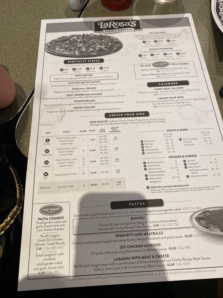 La Rosa's - Independence, KY menu_pic