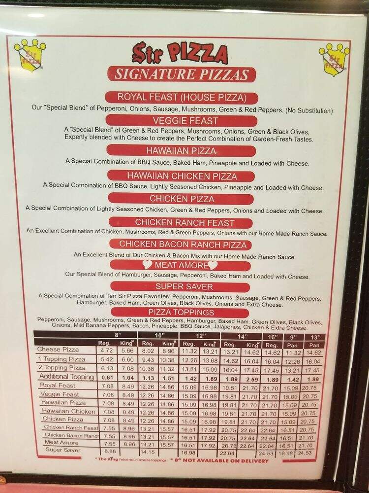 Sir Pizza - Lexington, KY