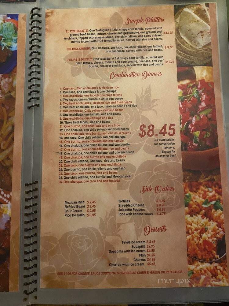 Real Hacienda Mexican Restaurant - Owensboro, KY menu_pic