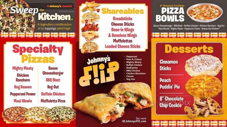 Johnny's Pizza House - West Monroe, LA menu_pic