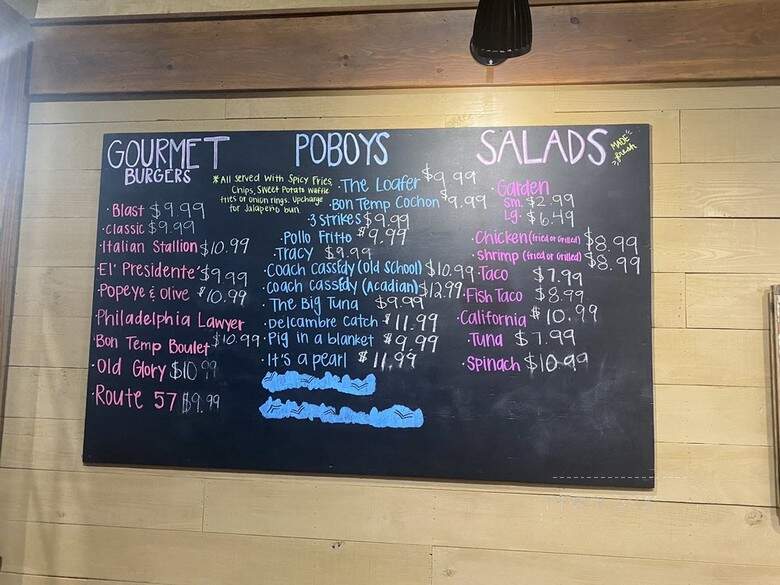 P J's Grill - Crowley, LA menu_pic