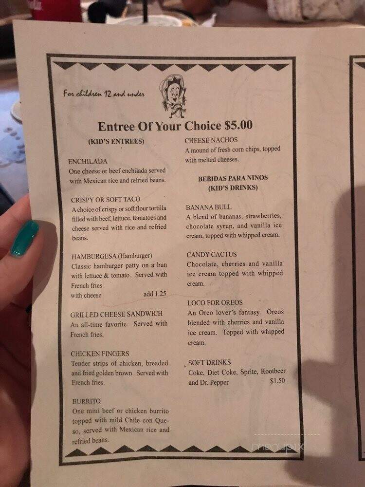 Picante Mexican Restaurant & Cantina - Lafayette, LA menu_pic