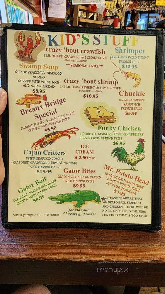 Crawfish Capital Cafe - Breaux Bridge, LA menu_pic