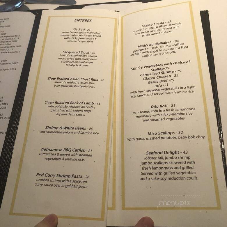 Minh Cafe - New Orleans, LA menu_pic