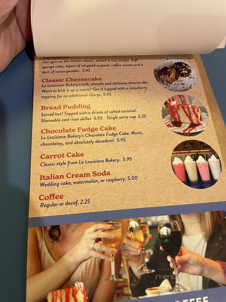 Reginelli's Pizzeria - New Orleans, LA menu_pic