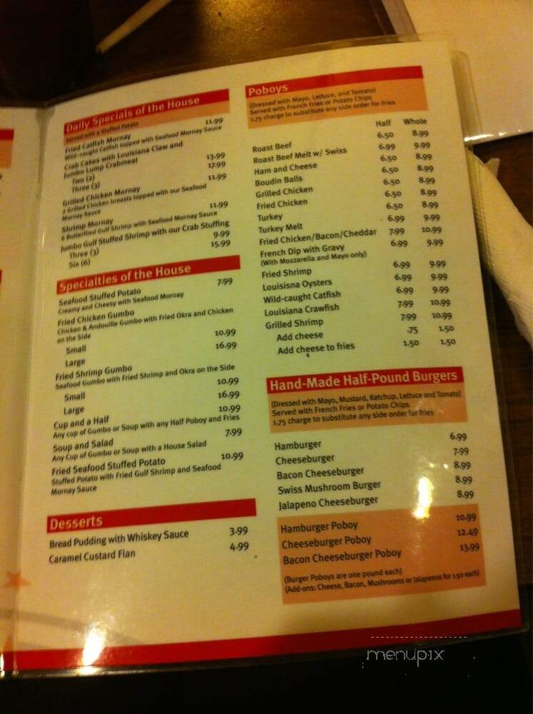 Best Boilers - Baton Rouge, LA menu_pic