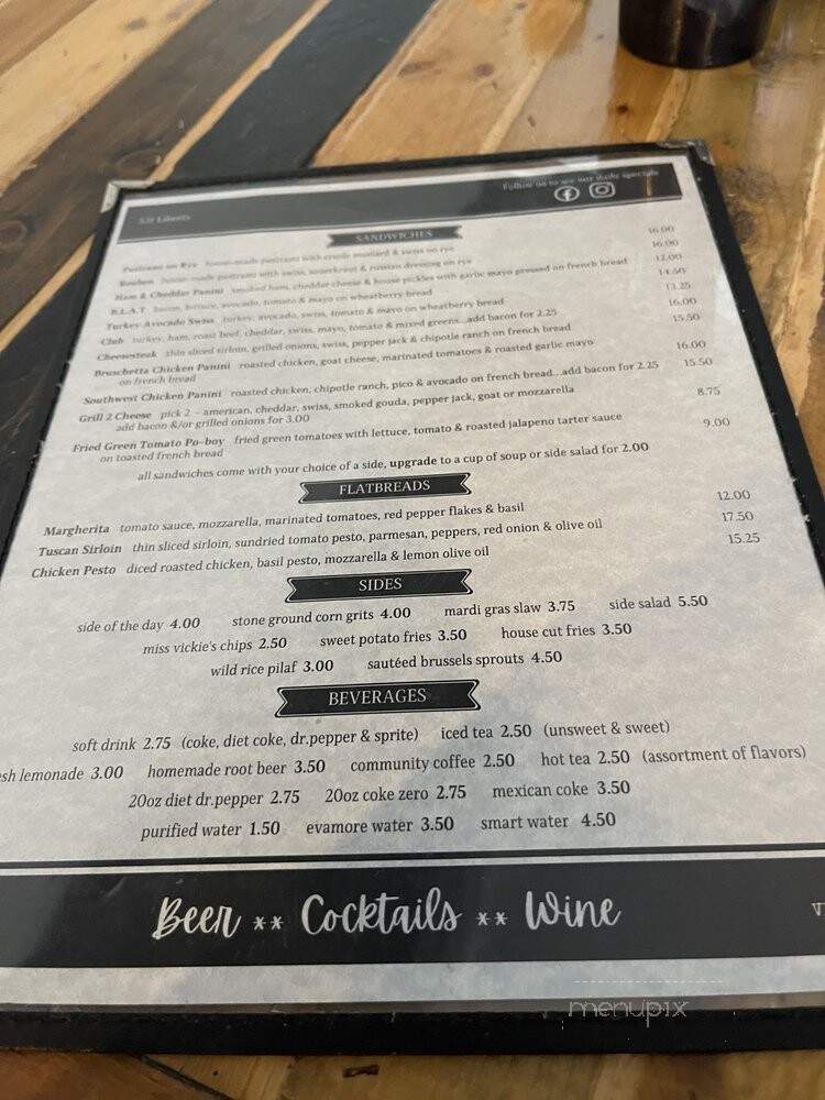 Liberty Cafe - Houma, LA menu_pic