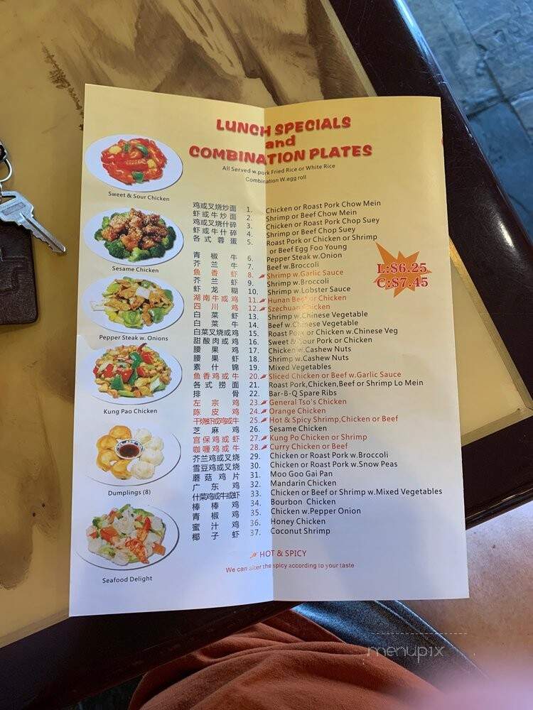 Hot Wok - Walker, LA menu_pic