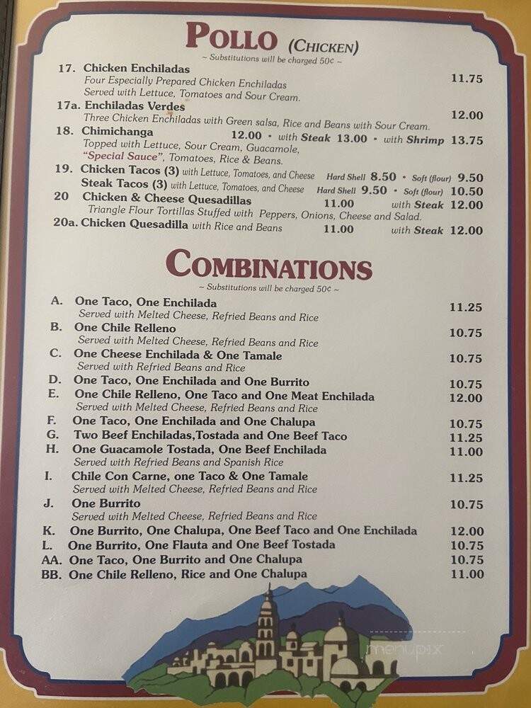 El Mexicano - LaPlace, LA menu_pic
