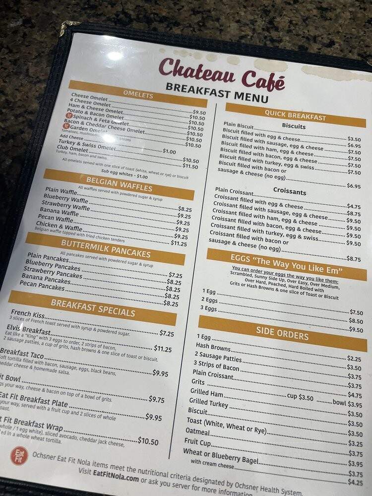 Chateau Coffee Cafe - Kenner, LA