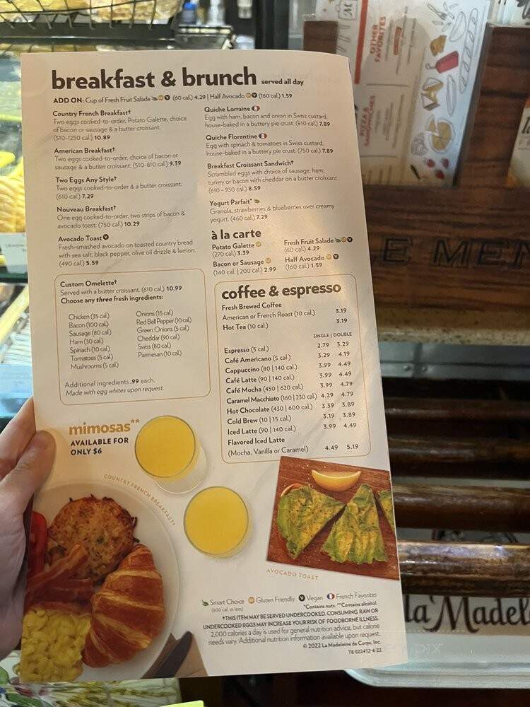La Madeleine - New Orleans, LA menu_pic