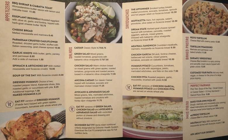 Reginelli's Pizzeria - New Orleans, LA menu_pic