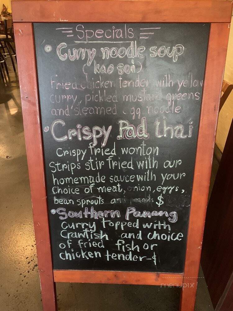 Singha Thai Cafe - New Orleans, LA menu_pic