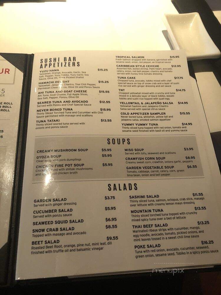 Sake Cafe - New Orleans, LA menu_pic