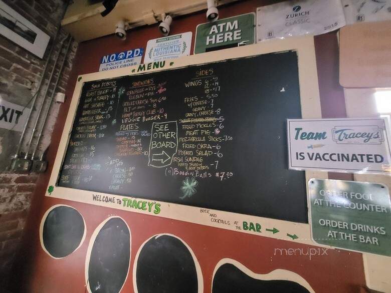Parasol's Bar - New Orleans, LA menu_pic