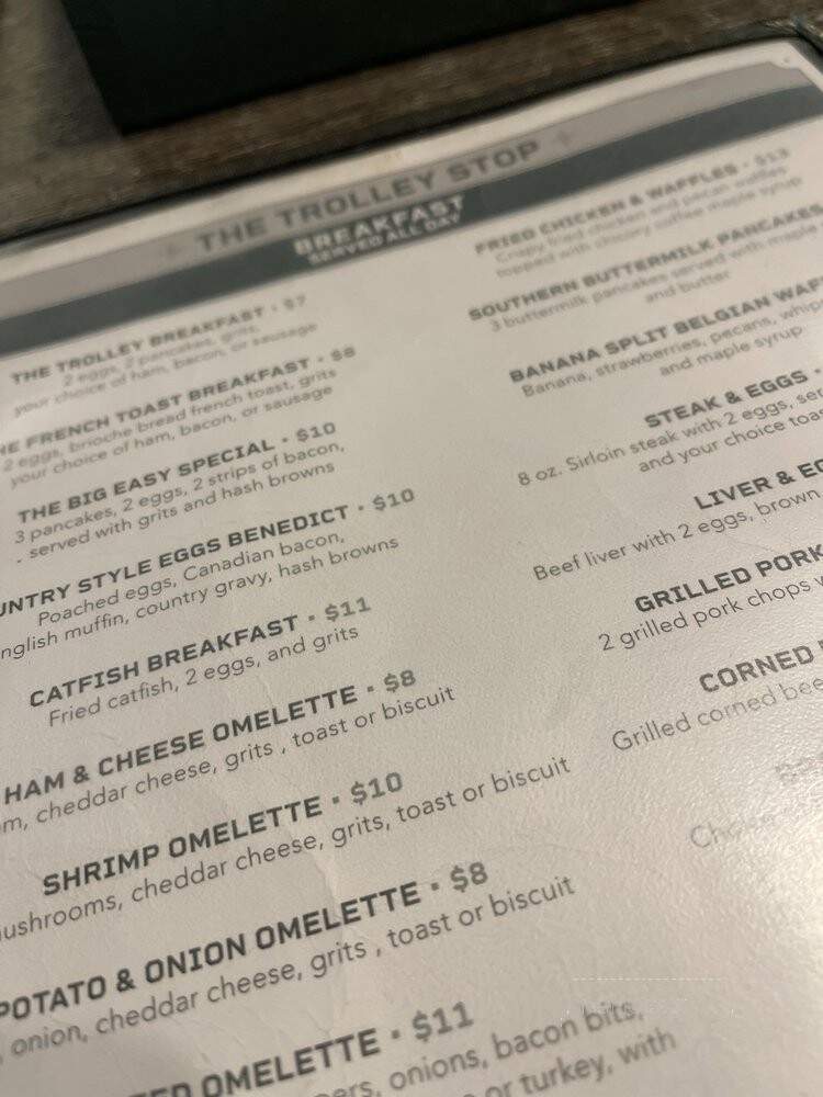 Trolley Stop - New Orleans, LA menu_pic