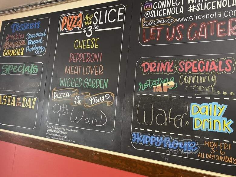 Slice Pizzeria - New Orleans, LA