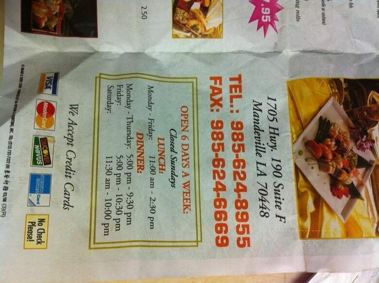 Sake Gardens Japanese Restaurant - Mandeville, LA menu_pic