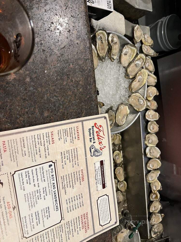Felix's Restaurant & Oyster - New Orleans, LA menu_pic