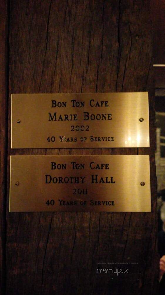 Bon Ton Cafe - New Orleans, LA menu_pic