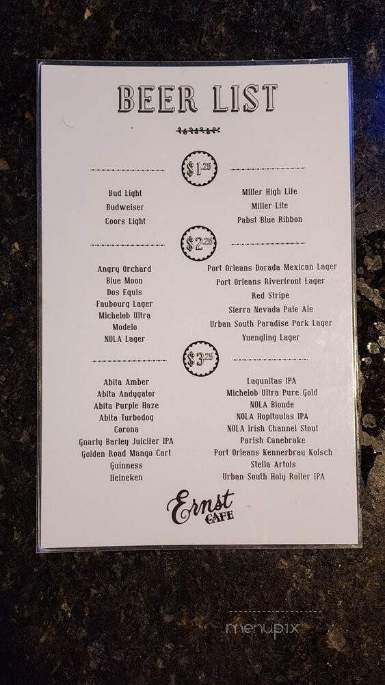 Ernst Cafe - New Orleans, LA