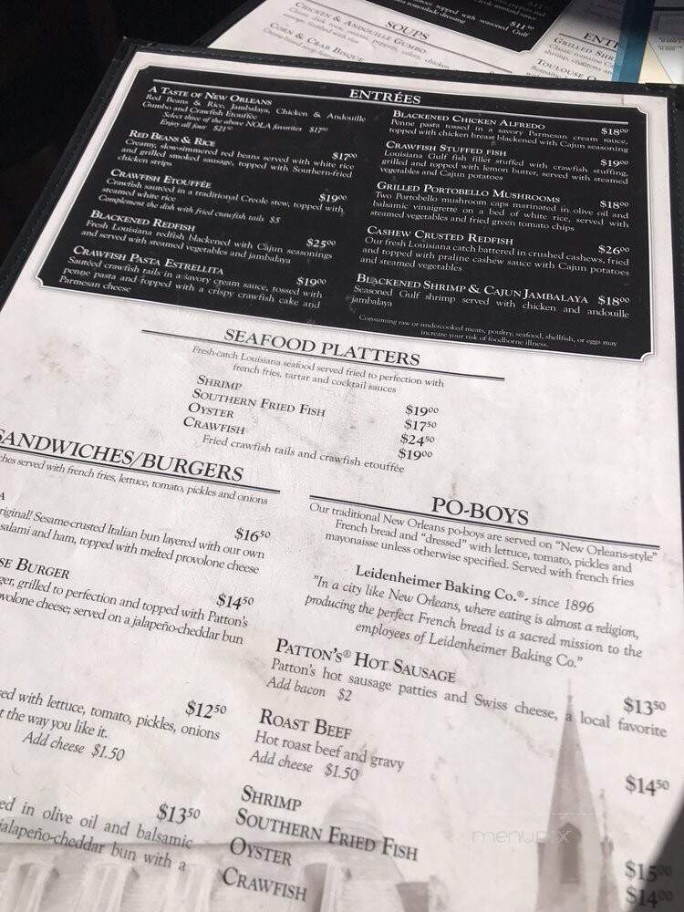 Chartres House Cafe - New Orleans, LA menu_pic