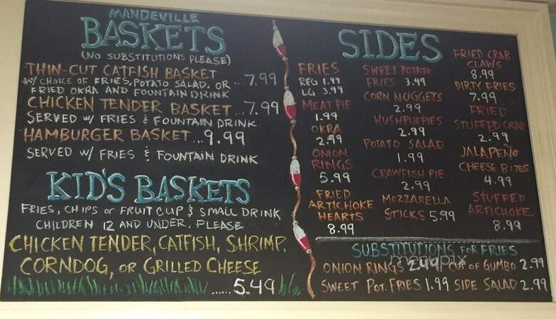 Mandeville Seafood - Mandeville, LA menu_pic