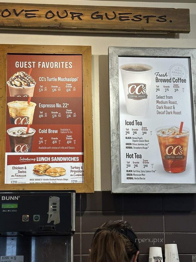 C C's Gourmet Coffee House - New Orleans, LA menu_pic