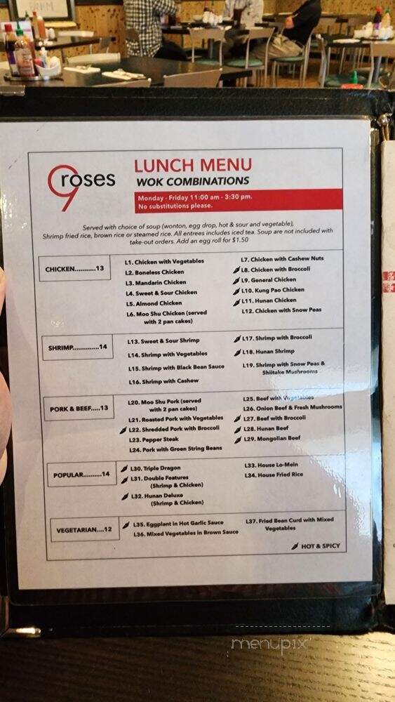 Hoa Hong 9 - Gretna, LA menu_pic