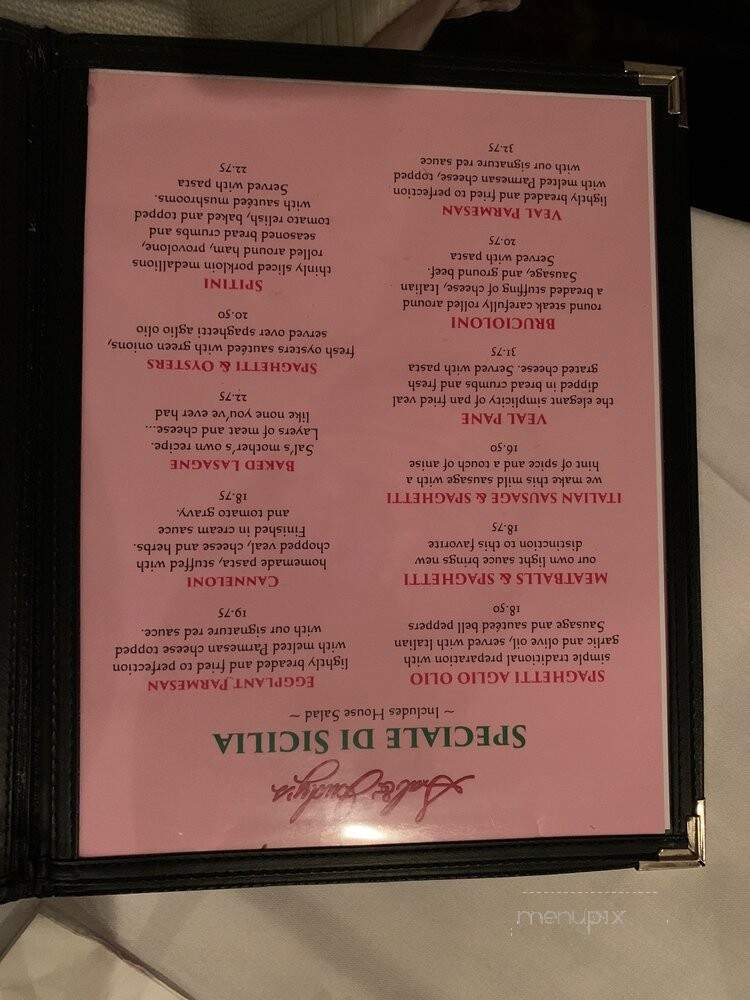 Impastato Sal - Lacombe, LA menu_pic