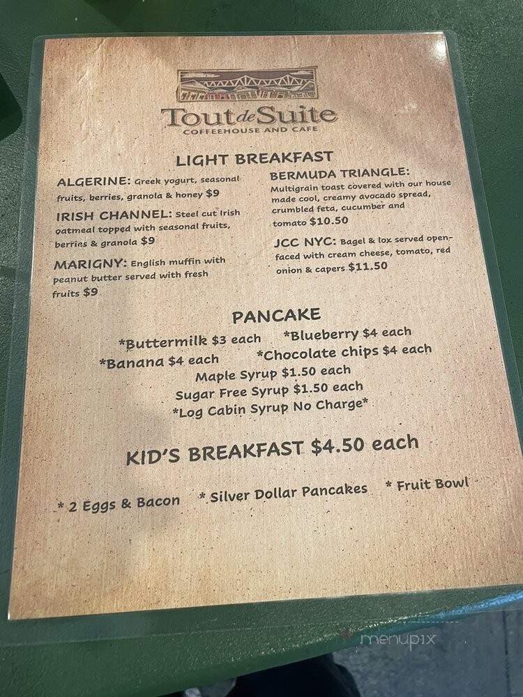 Tout De Suite Cafe - New Orleans, LA