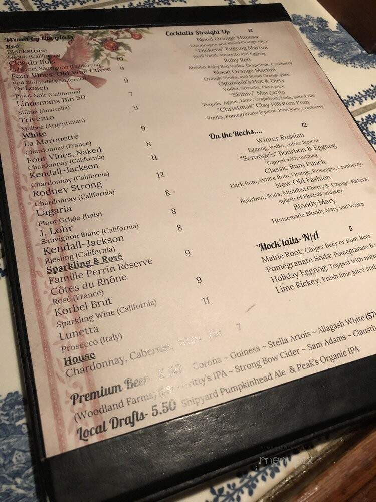 Clay Hill Farm - Cape Neddick, ME menu_pic
