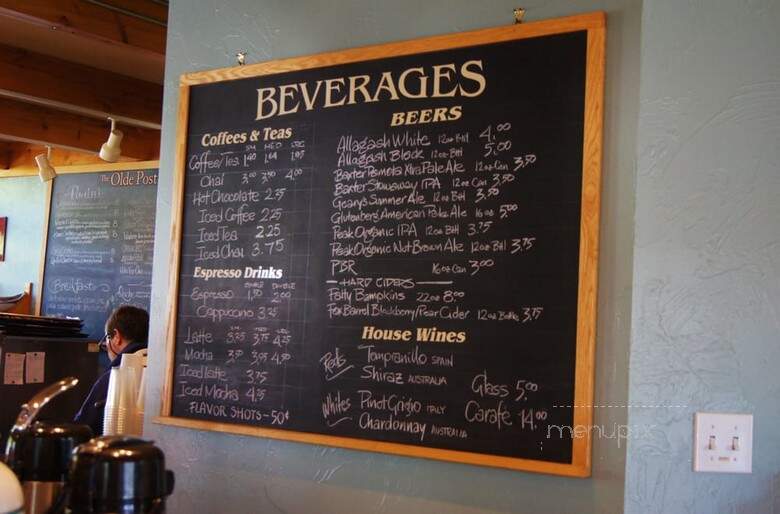 Post Office Cafe - Mount Vernon, ME menu_pic
