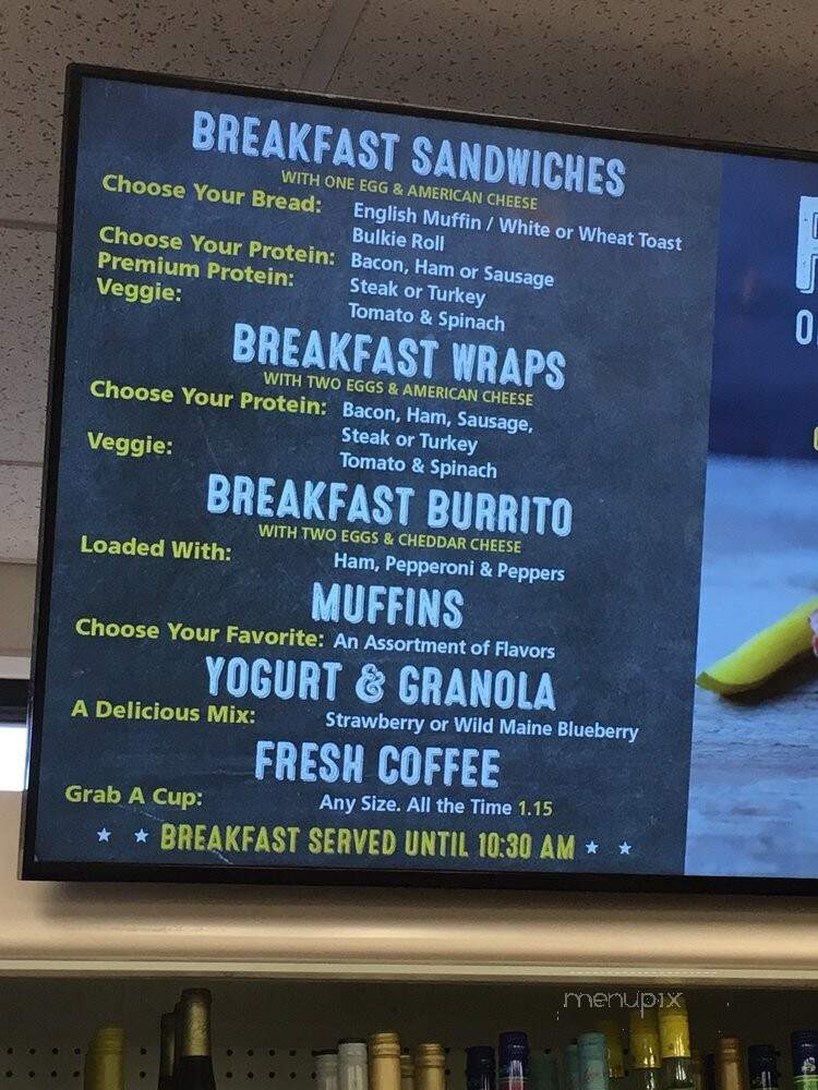 Amato's Sandwich Shops - Portland, ME menu_pic