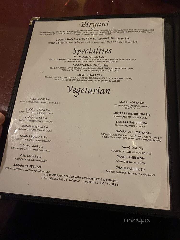 Tandoor Restaurant - Portland, ME menu_pic