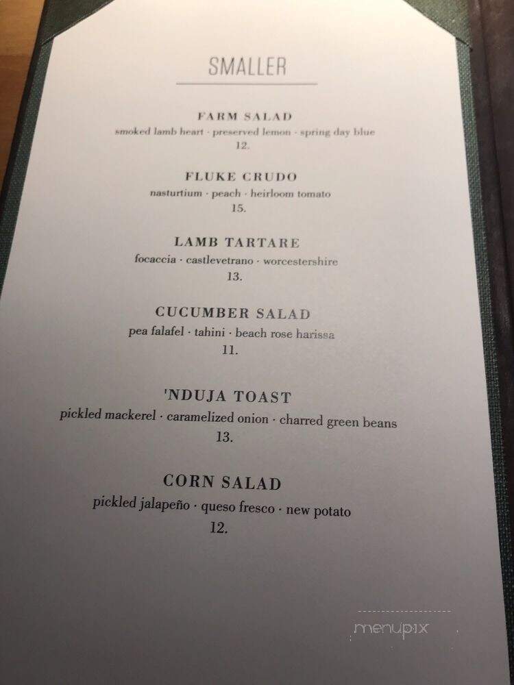 Hugo's Restaurant - Portland, ME menu_pic