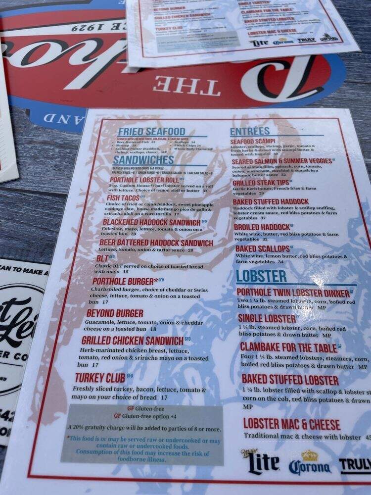 Porthole Restaurant - Portland, ME