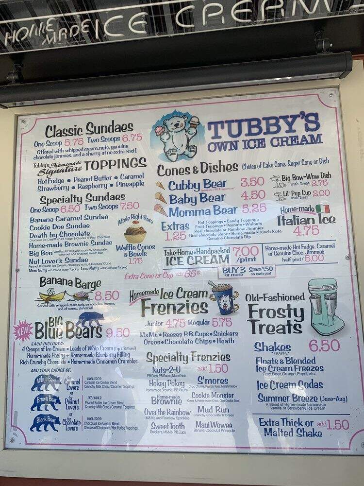Tubby's Ice Cream - Wayne, ME